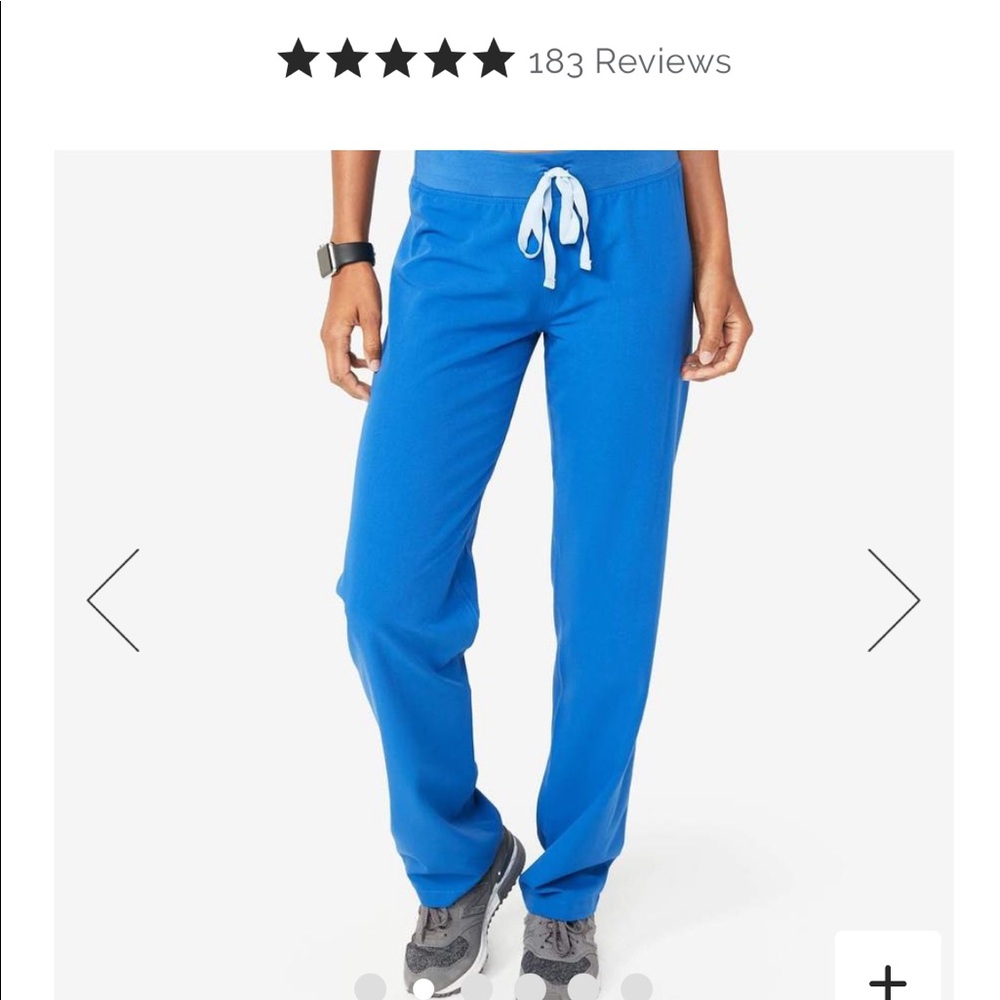 Royal blue Figs scrub pants